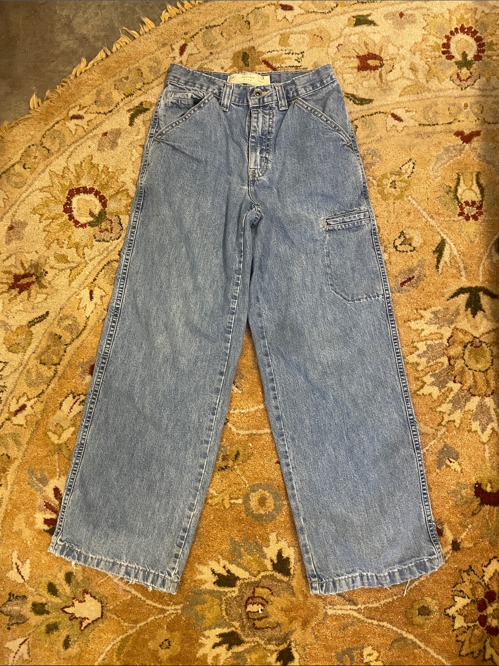 GAP Womens Relaxed Light Blue Jeans